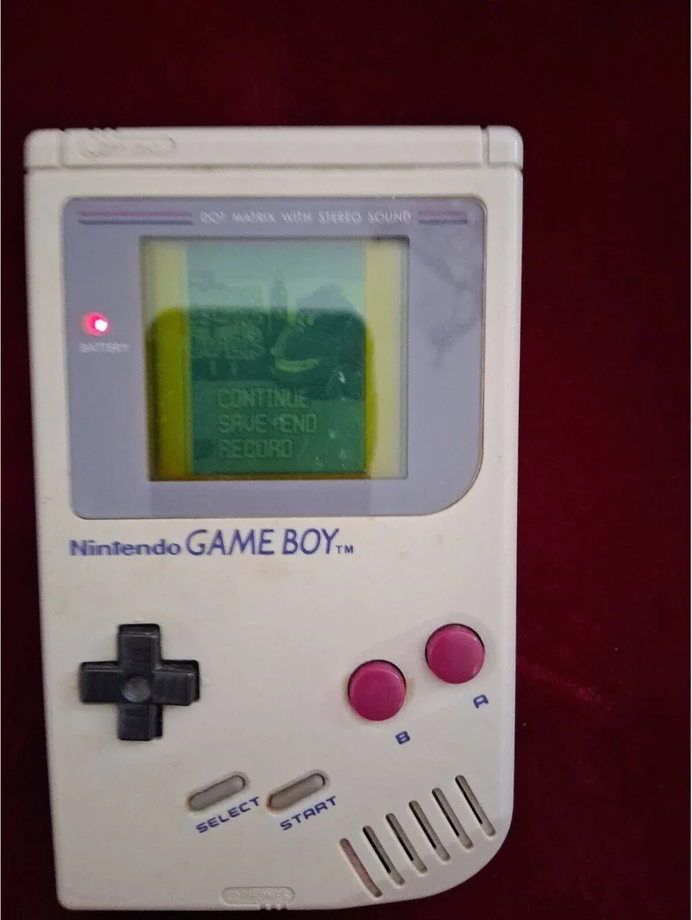 Nintendo Game Boy Handheld System Works Well
